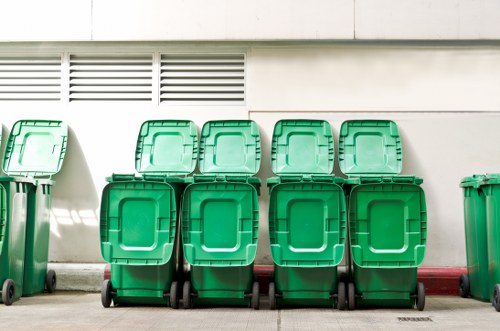 Recycling process for construction materials