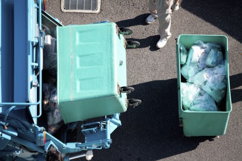 Professional waste management team