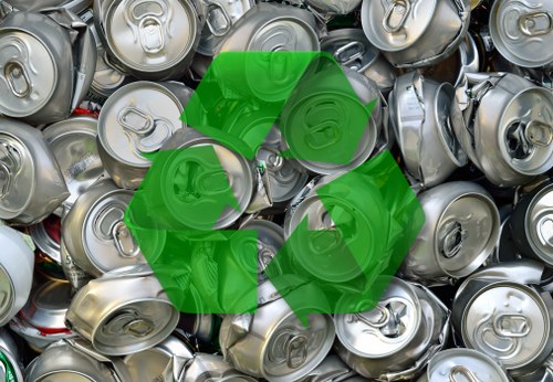 Professional waste removal team